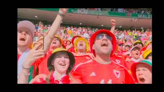 Wales National Anthem vs IR Iran  FIFA World Cup Qatar 2022 [upl. by Eenahc735]