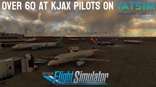 SUPER BUSY ON VATSIM MSFS FULL FLIGHT WITH ATC REAL PILOT [upl. by Yelats]