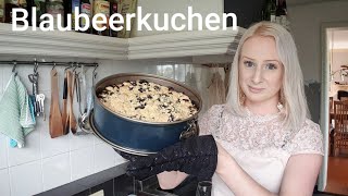 Vegan  Blaubeerkuchen Heidelbeerkuchen  veganer Blaubeerkuchen [upl. by Bonni]