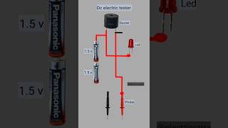 DC electric tester kese banaye  haw to make DC electric testerdc tester buzzer electrical [upl. by Anisah]