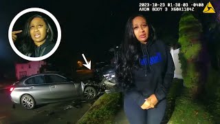 Drunk Arrogant Woman Causes Major Accident Before Her Arrest [upl. by Kolb]