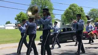 Norwood Norfolk band Champlain Memorial Day Parade 2023 [upl. by Anivla630]