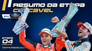 STOCK CAR 2024  RESUMO DA ETAPA 04 CASCAVEL [upl. by Ynnor]