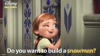 Do You Want To Build A Snowman  Frozen Lyric Video  DISNEY SINGALONGS [upl. by Dace]