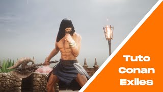 Tuto Conan Exiles – Hache de l’Exécuteur lame épée de l’exécuteur et capuche de l’Exécuteur [upl. by Eenitsed]