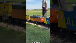 Modeltrains Locomotive Livesteam 5Gaugetrains Usa 5Zolleisenbahn Dampflok Backyard 2024 [upl. by Dalt]