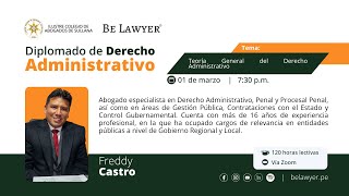 2 Teoría General del Derecho Administrativo [upl. by Micki]