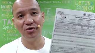 How to fill up correctly the BIR Form 1701Q for 8 Percent Taxpayers 3rd Quarter [upl. by Avlasor]