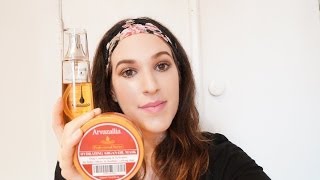 Arvazallia Argan Oil Hair Treament amp Hydrating Mask Review [upl. by Carmelina859]