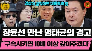 장윤선 만난 명태균의 경고 “구속시키면 10배 이상 갚아주겠다” 20241029 화요일 클립 김종대 장윤선 [upl. by Ahsinyar]