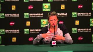 Victoria Azarenka Third Round Press Conference [upl. by Akinad]