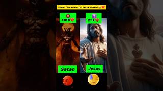 Jesus Vs Devil✝️❤️deus yeshu catholic dios god jesus christ viral foryou shorts fé [upl. by Comethuauc]