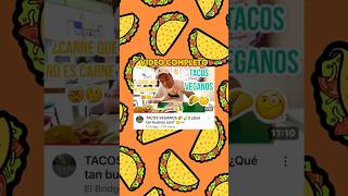 TACOS VEGANOS 🤔🌮🌱 Fyp shorts vegano tacos [upl. by Ajet]