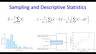 Ch1 Sampling and Descriptive Statistics Video 1 of 2 [upl. by Anoi327]