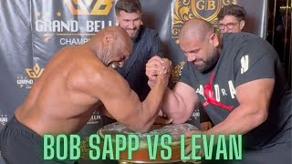 Bob Sapp VS Levan Saginashvili Armwrestling [upl. by Nari]