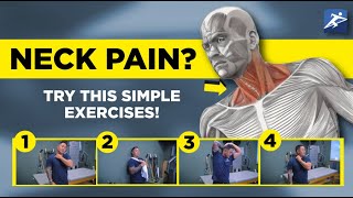 Say GOODBYE to Neck Pain with These Simple Exercises [upl. by Thorin874]