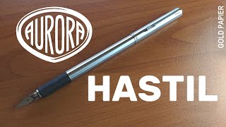 Recensione penna stilografica AURORA HASTIL quotEcosteelquot  Fountain Pen Review [upl. by Eimmas148]