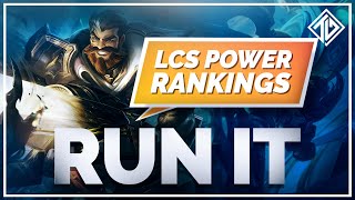 LCS Statistical Power Rankings Which LCS teams are THE STRONGEST  Run It [upl. by Goldner783]