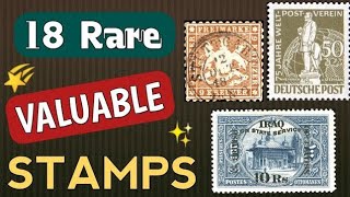 Most Expensive Stamps From Iceland and World  Top Philatelic Auctions  Part 28 [upl. by Mcclish981]