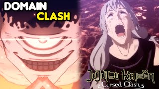 Domain Expansion ClashJujutsu Kaisen Cursed Clash 2 Domains At The Same Time [upl. by Ardnos]