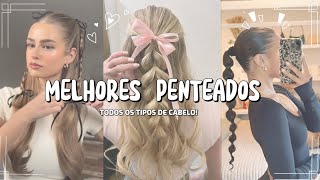 15 MELHORES PENTEADOS PARA ESCOLA penteados fáceis para todos os cabelos ✨ tutorial [upl. by Aryc]