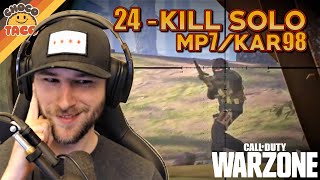 24kill Solo Slapper  chocoTaco COD Warzone Gameplay [upl. by Enohpesrep]