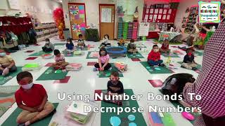 Kindergarten Math Lesson Using Number Bonds To Decompose Numbers [upl. by Damali]