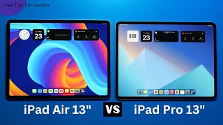 New 13quot iPad Air vs New 13quot iPad Pro [upl. by Alleahcim]