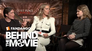 The Cast of A Quiet Place Part II Talks Moviegoing amp Apocalypse Survival  Fandango All Access [upl. by Gilpin]