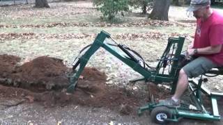 New Towable backhoe trenching [upl. by Oakman]