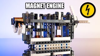 Lego Piston Power Making ELECTROMAGNETIC Piston Engines [upl. by Farmer381]