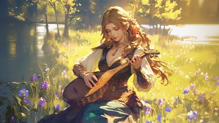 Chilling Day  Medieval Sleep Music Relaxing Harp Music Fantasy Bard\Tavern Songs [upl. by Artina]