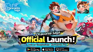 Draconia Saga Gameplay Official Launch  MMORPG Game Android iOS [upl. by Etteyafal]