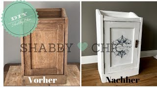 DIY  Schrank im Shabby Chic streichen  Vintage Look  Shabby Chic selber machen [upl. by Htebazile256]