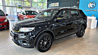 2023 New Proton X70 Black Colour  Best SUV  exterior amp interior design walkaround [upl. by Anelhtak779]