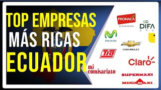 EMPRESAS MAS GRANDES Y PODEROSAS EN ECUADOR [upl. by Aniale]