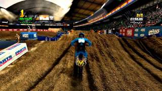 MX vs ATV Reflex Gameplay  Kingston Round 1 Supercross race [upl. by Marduk869]