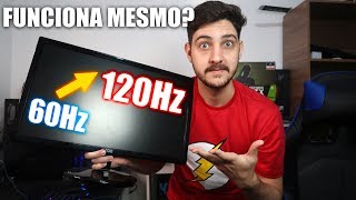 OVERCLOCK EM MONITOR JÁ VIU ISSO VEJA COMO FAZER E SE VALE A PENA [upl. by Acireed531]