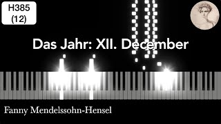 H38512 Das Jahr December  Fanny MendelssohnHensel [upl. by Aronson]