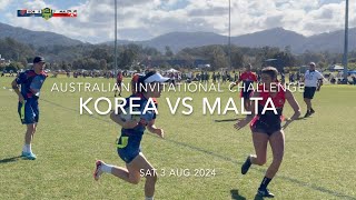 AIC Korea vs Malta  MIXED OPENS [upl. by Sama]