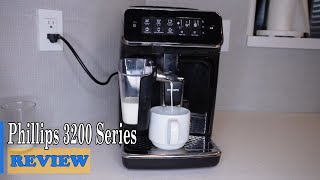 Philips 3200 LatteGo Superautomatic Coffee Machine Review amp Cleaning Tips [upl. by Marsh566]