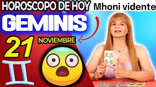 🆘POTENTE E INESPERADA NOTICIA❗️😨 Geminis ♊ MONHI VIDENTE 🔮 Horoscopo De Hoy 21 De Noviembre 2024 ❤️ [upl. by Omor900]