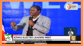 Kalonzo Musyokas speech at the Azimio elected leaders meeting [upl. by Rabbaj]