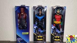 Spin Master 2023 12” Blue Beetle Carapax Red Suit Nightwing Robin DC Future ￼State Batman Adventures [upl. by Ecienaj872]