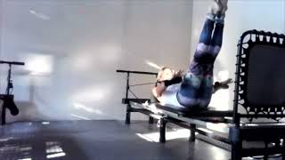 Aeropilates Class • Intermediate Core Workout with Cardio Rebounder  Integrated 1 [upl. by Hcirdla]