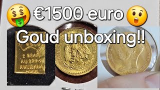 €1500 euro goud unboxing😲🔥 [upl. by Lorilee]