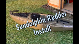 Sundolphin Journey Rudder InstallSuper simple [upl. by Nyllewell]