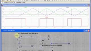 2 input comparator Simulation using LTspice [upl. by Iives]