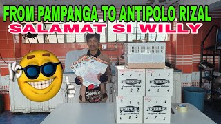 FROM PAMPANGA TO ANTIPOLO MARAMING SALAMAT SA TIWALA SIR WILLY NG ANTIPOLO benchsison longhairtv [upl. by Lledualc939]