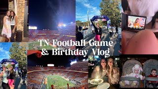 TN Football Game  Birthday Vlog first ever vlog [upl. by Llenor]